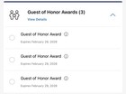 Hyatt Guest Of Honor Award  Feb 2028 Expiration Us Seller