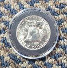 Franklin Half Dollar - 1956 - Bu With Pretty Toning