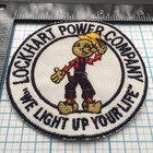 Vintage Rare Reddy Kilowatt Lockhart Power Company 2 75  Sew On Patch B6
