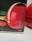 New Vintage Ingrid Chicago Party Picnic Camping Ball Set Plates Cups Bowl