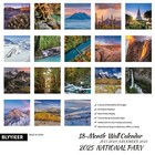National Park 2025 Wall Calendar   12  X 24  Open Hangable Monthly   Thick      