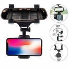 Phone Mount Car 360  rotatable And Retractable Car Phone Holder Rearview Mirror