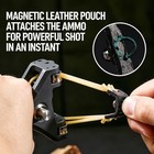 Automatic Load Aluminum Alloy Slingshot With Removable Magazine For Outdoor Use