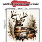Paint By Numbers Kit For Adults Beginner deer Easy Paint By Number Kits Canvas  