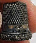 Sterling Silver Thimble Vintage Sewing Thimble Size 7 Priscilla