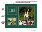 Framed Jack Nicklaus Collage Photo 1986 Masters Augusta Golf 8x10 Or 11x14  j1 