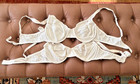 Lot Of 2 Vintage 2000s Vanity Fair White Satin Bras  Both Size 38b