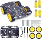 Robot Chassis 4wd Robot Car Smart Chassis Kit With 4 Tt Motor For Arduino ras   