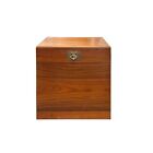 Natural Wood Handmade Rectangular Tall Storage Trunk Chest Box Ws4472