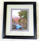 The Mill Pond By Maxfield Parrish Bookplate