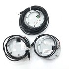 Lot  3  Louroe Le-770 A-ml-m A-mic Ceiling Wall Mounted Microphone W Cable