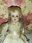 Antique German Bisque Shoulder Head Doll 12 