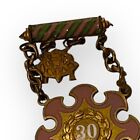 1920s 10k Gold Filled Daughters Of Rebekah Odd Fellows Washington Badge 30 Year