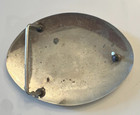 Vintage Sterling Silver And Turquoise Indian Belt Buckle  Native American