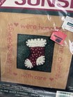 Vintage Sunset Christmas Stocking Quick Easy Felt Applique Kits New Frame