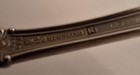 Baronial Old By Gorham Sterling 2 Silver Teaspoons 5 7 8  Flatware Monogrammed