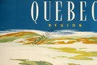 Quebec Region Canada Vintage Ski Travel Promotion Poster 16x24