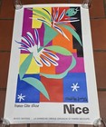 Vtg 1965 Henri Matisse La Danseuse Creole Cote D azur Nice Dancer Travel Poster