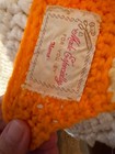 Ripple Crocheted Afghan 56  X 73  Acrylic Orange Cream Mustard