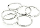 Lot 25 Key Rings 32mm   1-1 4  Split Ring Nickel Plated