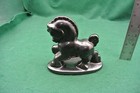 Vintage Mcm Haeger Pottery Horse Pony Figure W  Tag Black Glaze
