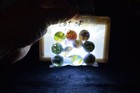         lot Of 10 All Top Picks Jabo das Translucent    collector s Marbles  718  Mint