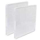 4  X 4  Acrylic Stamp Blocks Square Clear Stamp Blocks With Grid Lines 4  4 
