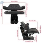 Tractor Suspension Seat Adjustable Forklift Seat Waterproof Seat Mower Digger