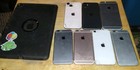 8 Piece Lot Of Apple Phones ipad Air For Parts untested Cracked Screens Backs