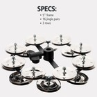 Meinl Percussion Hihat Tambourine For Adults     Double Row  Stainless Steel