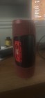 Jbl Charge 3 Red Bluetooth Waterproof Portable Speaker Cylinder Fabric