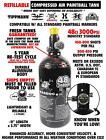 Empire Mini Gs Electronic Paintball Gun Hpa Combo Package - Dust Silver   Red