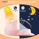 Portable Baby Bassinet Bedside Sleeper - Travel   Home Foldable Crib