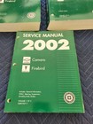 2002 Chevy Camaro Pontiac Firebird Shop Service Manuals 3 Vol Set Z28 Trans Am