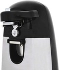 Amazon Basics 3-in-1 Electric Can bottle Opener Knife Sharpener Magnet Lid Black