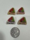 Vintage Pins Pizza Hut Employee Service Trainer Production Set Of 4