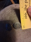 Two Vintage Mens Canterbury Blazer Buttons Knight Shield Silver Brass
