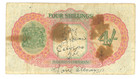 Bahamas 1936  nd 1947  Four Shillings Banknote