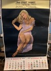 Vintage 1955 Pin-up Calendar Girl Brushing Hair Unused 12x18 Los Angeles Ca 