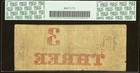 1860 Maine Sandord Me  3 Civil War Era Bank Note Obsolete Banknote Currency Pcgs