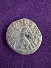 Marcus Aurelius Silver Denarius  Rome Mint 170 Ad  Surface Deposits gold Toning 