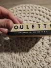 Vintage E s  Lowe Real Roulette Game In Original Packaging - No Ball