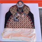 Vintage Frances Worle Queen Elizabeth I Quilted Tea Cozy Made In Britain Cotton