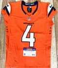 Zach Wilson Game Worn  10 13 2024  Denver Broncos Nike Jersey  - Nfl Memorabilia