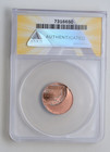 Error Lincoln Cent Struck 30  Off Center Anacs Ms64 Red