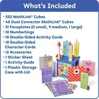 Numberblocks Mathlink Cubes Set Kids Educational Toys Preschool Learning