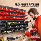 Wall Mounted Storage Bins Small Parts Organizer Garage Tool Rack 48 Bins