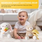 Baby Sleep Soother  White Noise Sound Machine Projector Night Light  Portable   