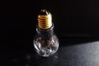 Reddy Kilowatt Medium Etched Glass Light Bulb  Excellent  A Plus  4 3 8  Tall