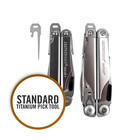 Titanium Pick Tool   Compatible With Leatherman Wave  Surge  And Charge Models